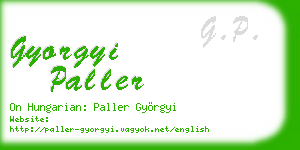 gyorgyi paller business card